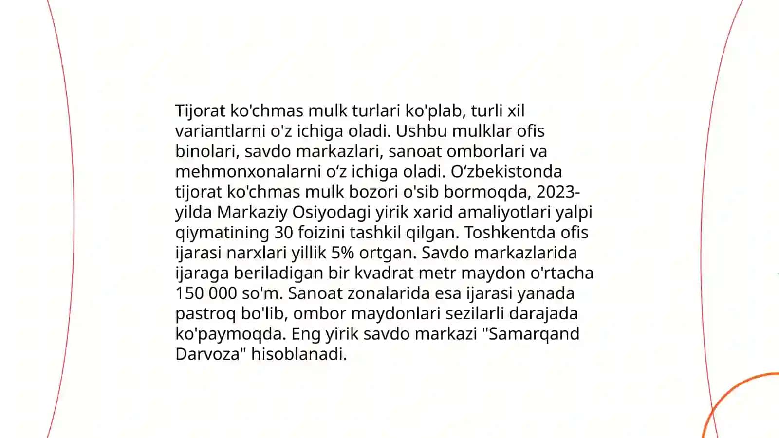 Tijorat ko'chmas mulk turlari 3