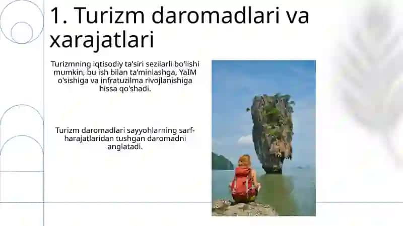 Turizmning iqtisodiyotga tasiri 3