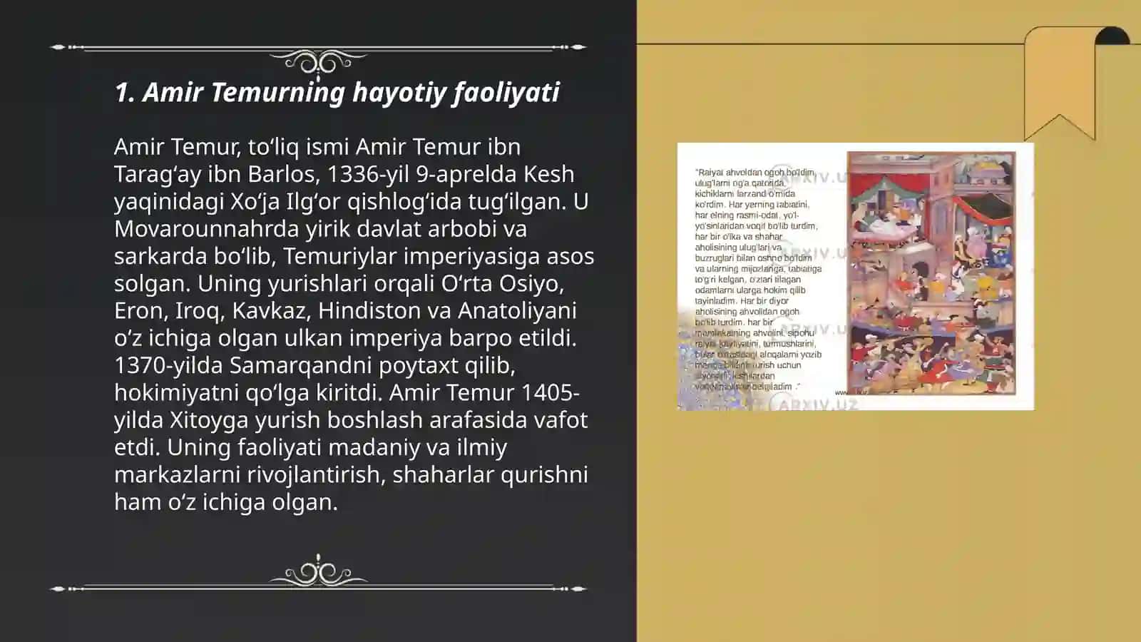 Amir Temur buyuk davlat arbobi 3