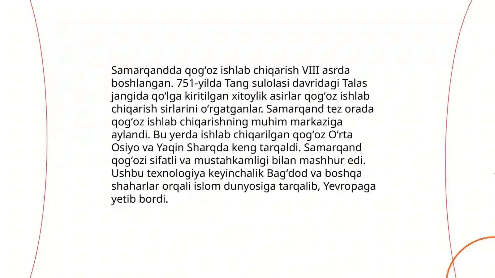 Xitoy Samarqand qogʻozlarining kashf etilishi 3