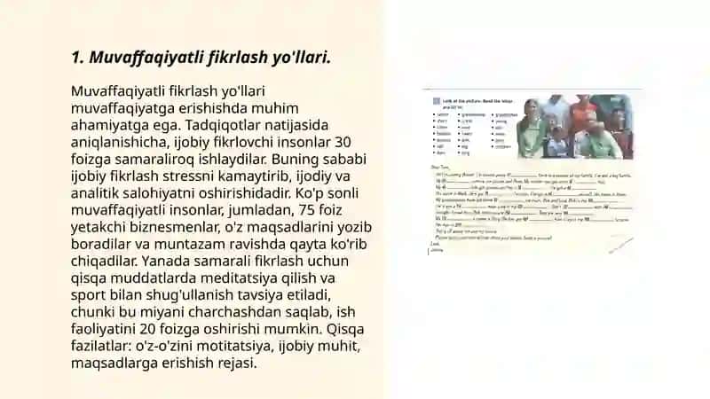 Meni tasavvurimni oʻzgartirgan kitob “Oylash va boy bolish” 3