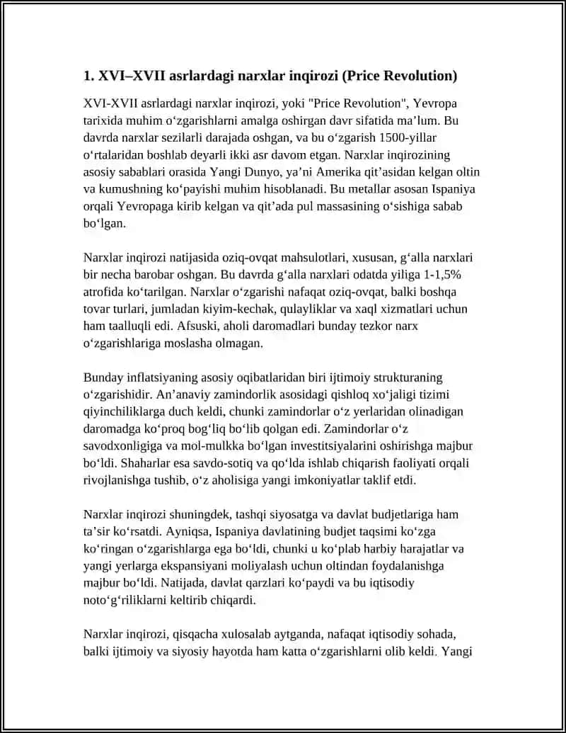 XVI-XX ASRLARDAGI MOLYAVIY IQTISODIY INQIROZLAR 3