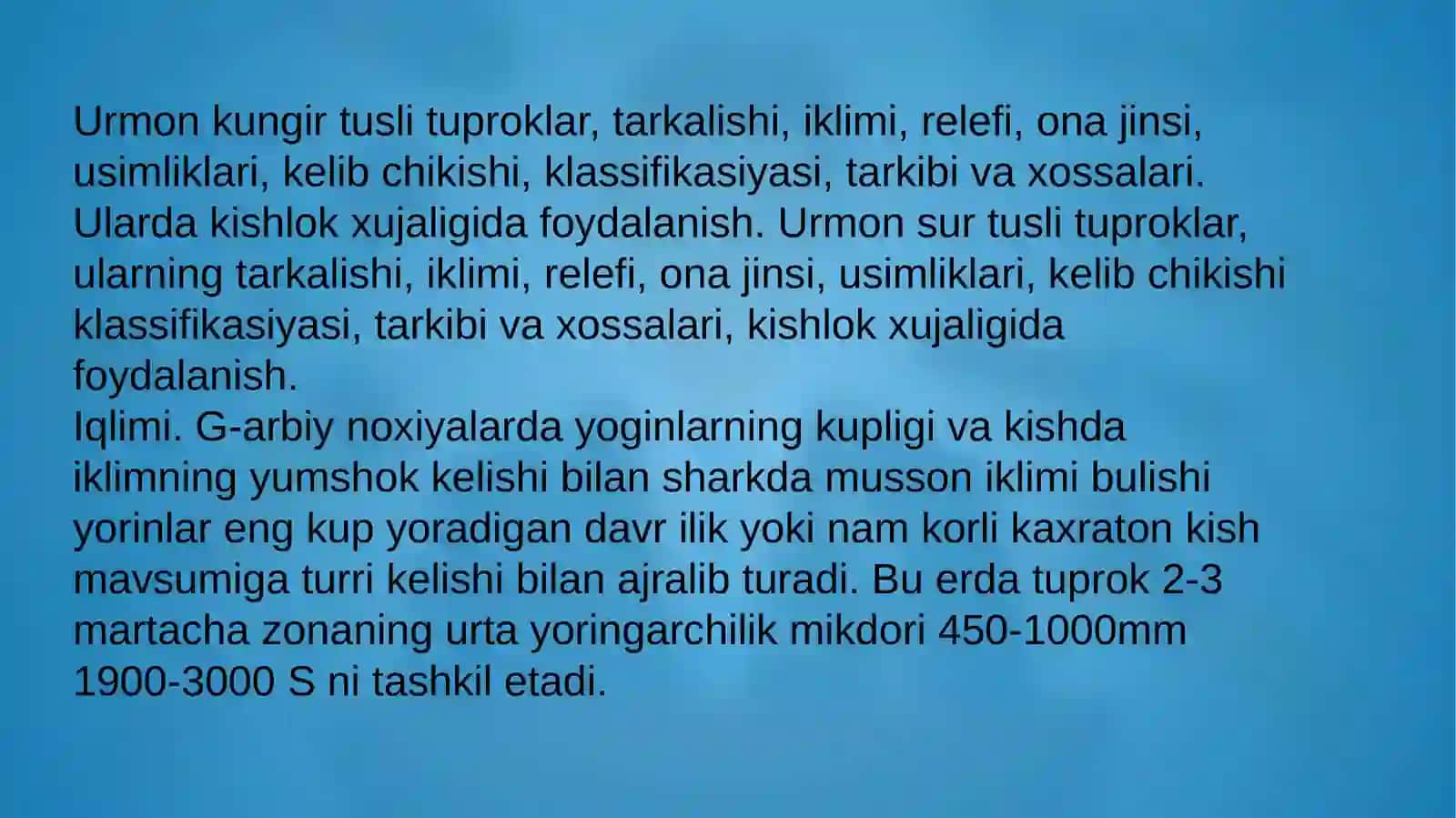 Amerika tuproqlari 3