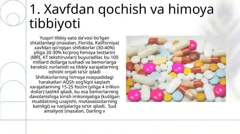 Ta'sirlanish qonunlarini tibbiyotda ahamiyati 3