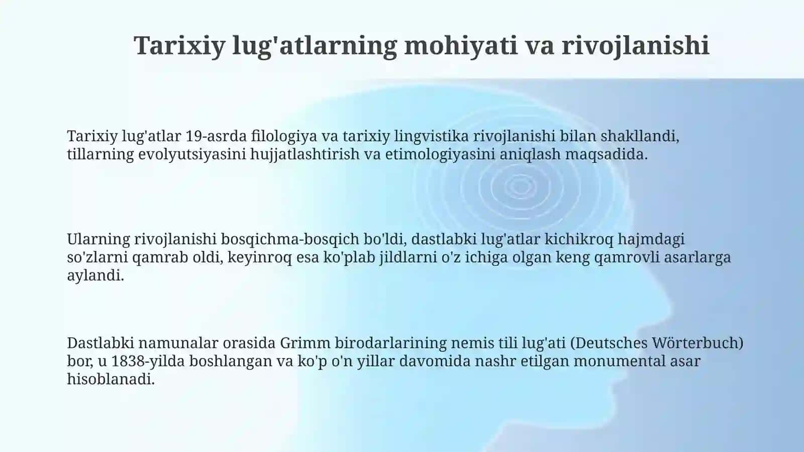 Tarixiy lug'atlar va ularning ahamiyati 3