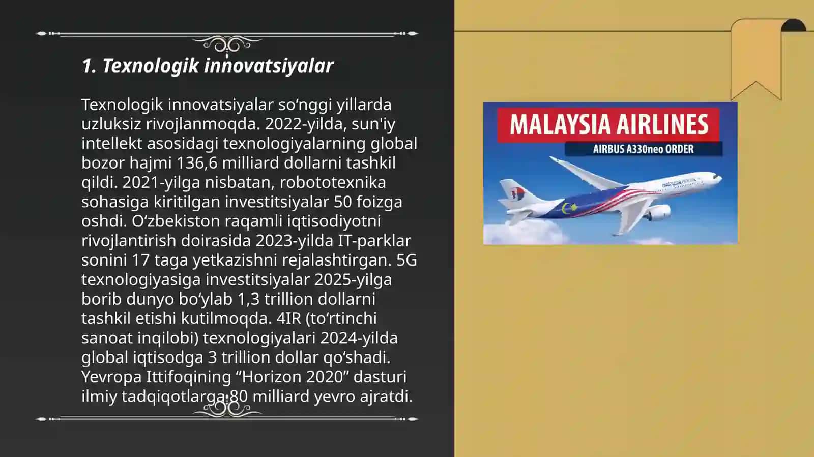 Texnologik innovatsiyalar 3