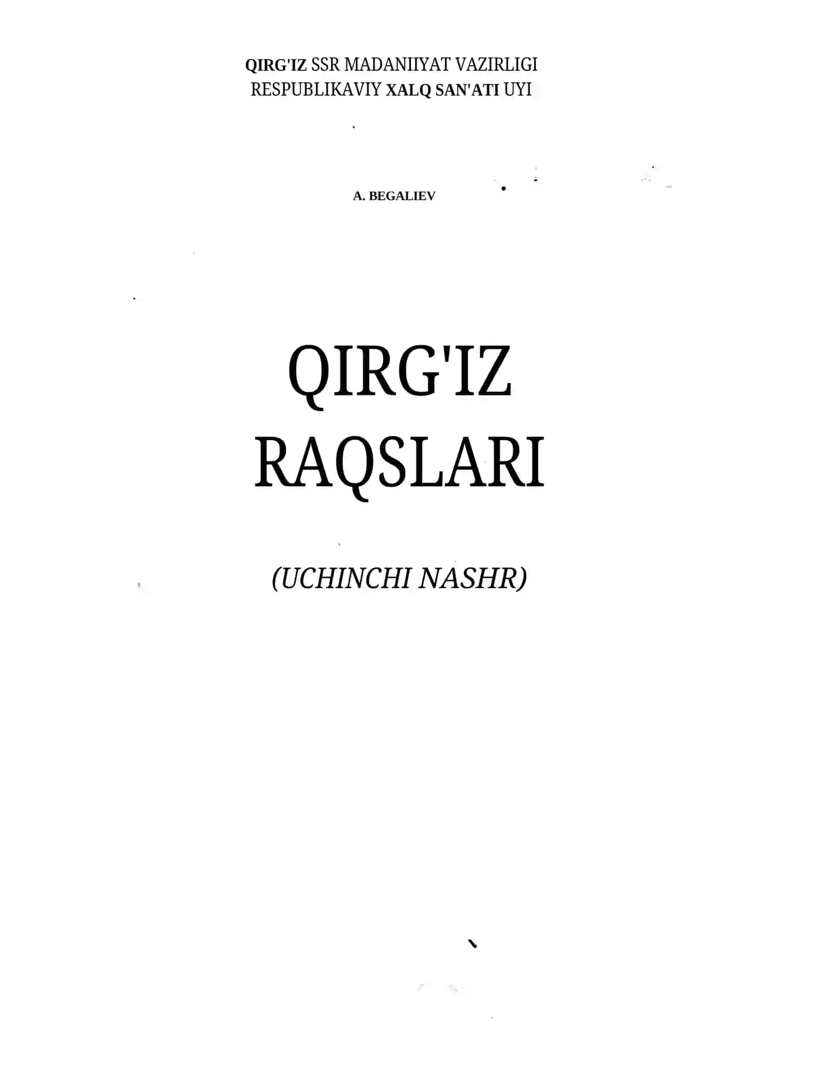 Qirg'iz raqslari 3