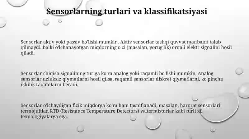 Datchiklar turlari va tuzilishi 3