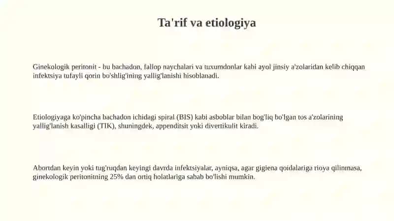 Ginekologik Peritonit 3