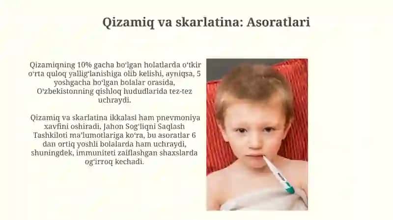 Qizamiq va Skarlatina kasalligi 3