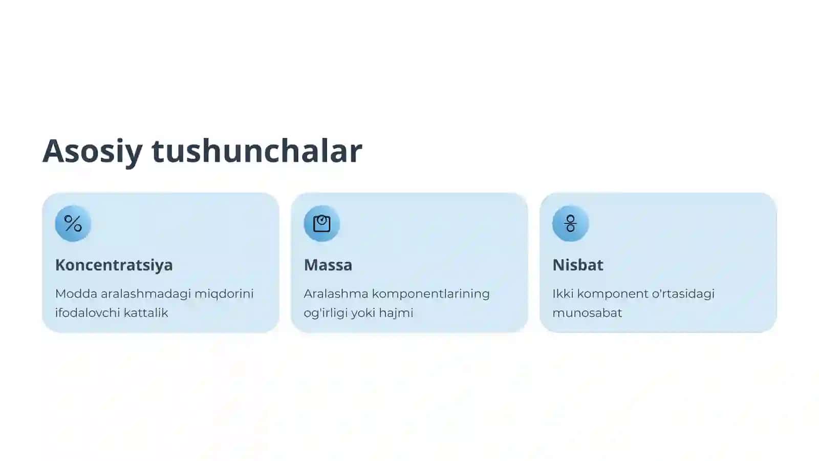 Aralashmalarga doir masalalar 3