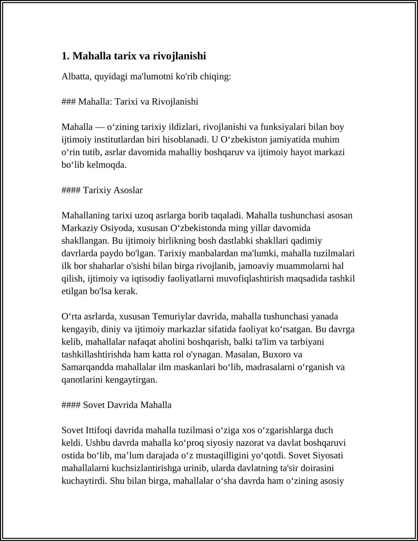 MENING MAHALLAM 3