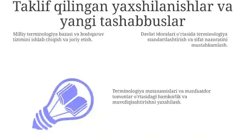 Terminologiya bo'yicha ishlar 3