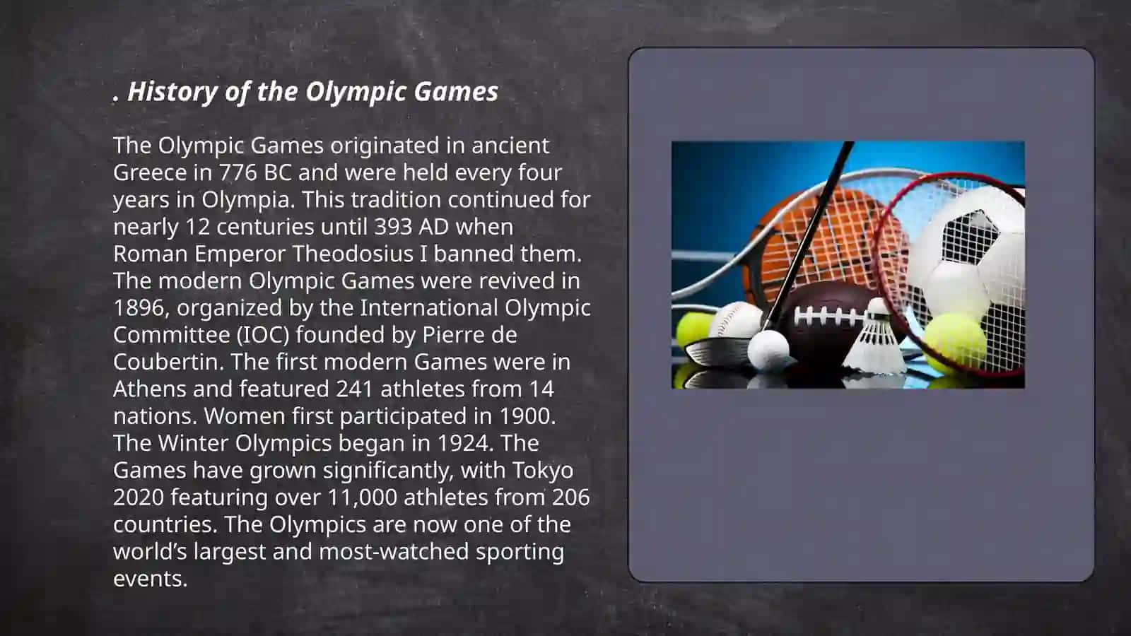 History of the Olympic Games 3