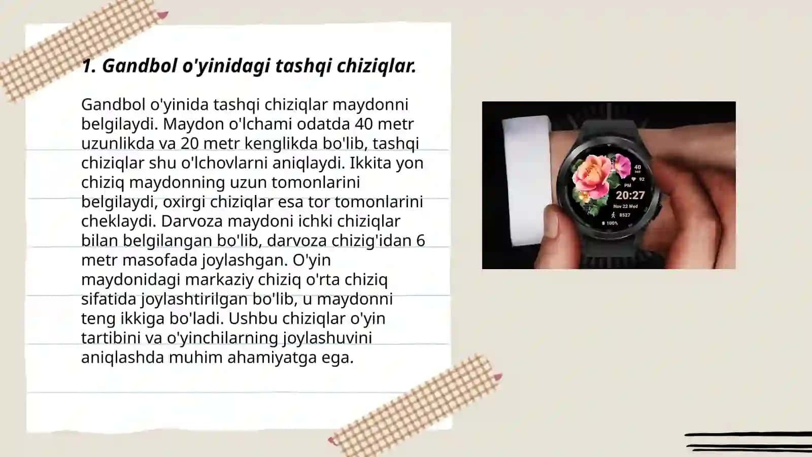 Gandbol õyin texnikasi 3