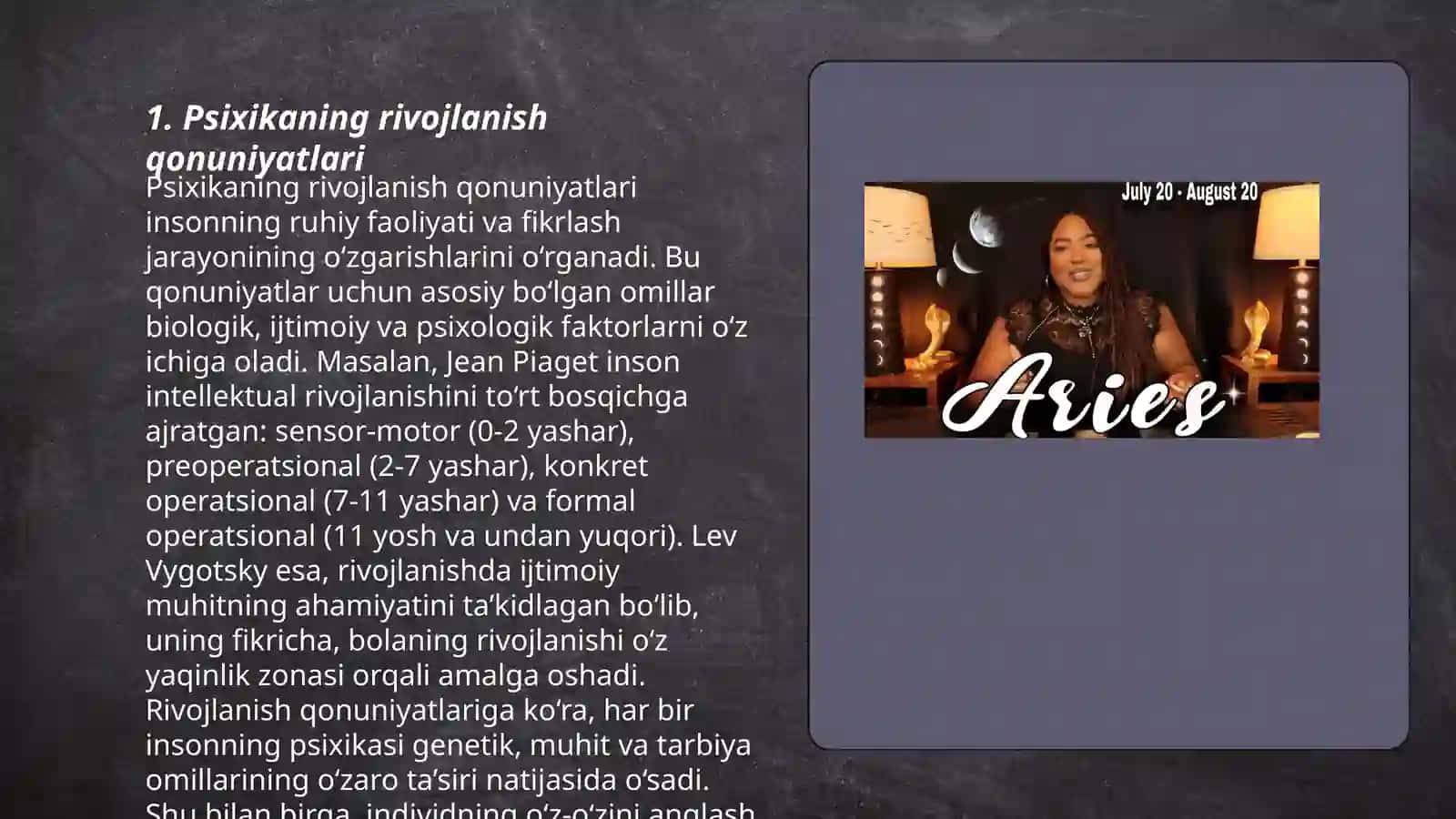 Psixikaning ontogenezda rivojlanishi 3