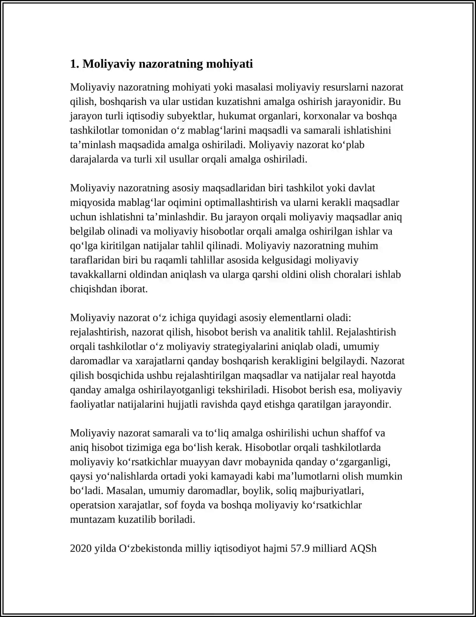 Moliyaviy nazoratning mohiyati 3