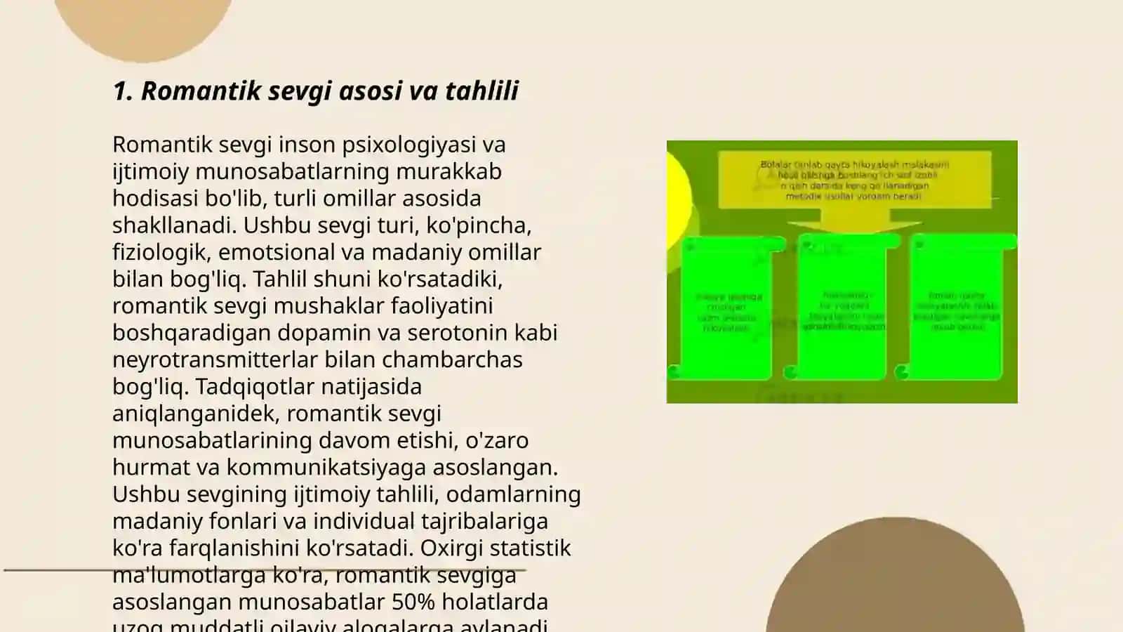 Romantik sevgi asosi va tahlili 3