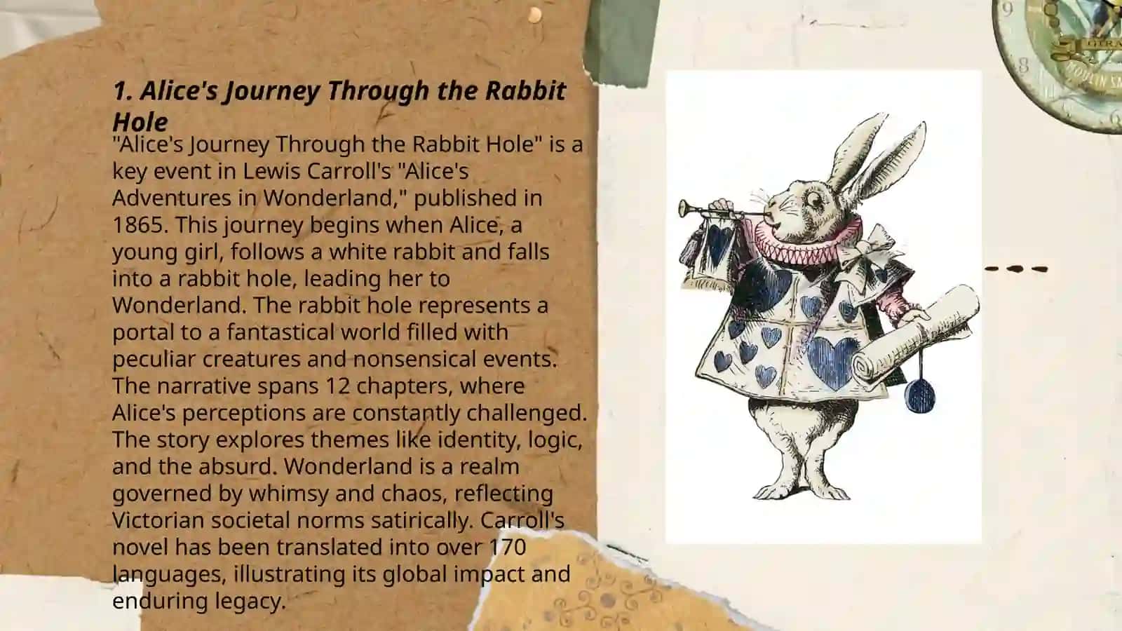 Plots in Alice in wonderland 3
