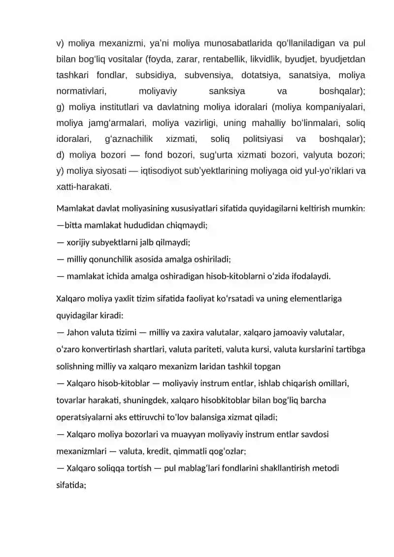 O’zbekiston Respublikasi moliya tizimi 3