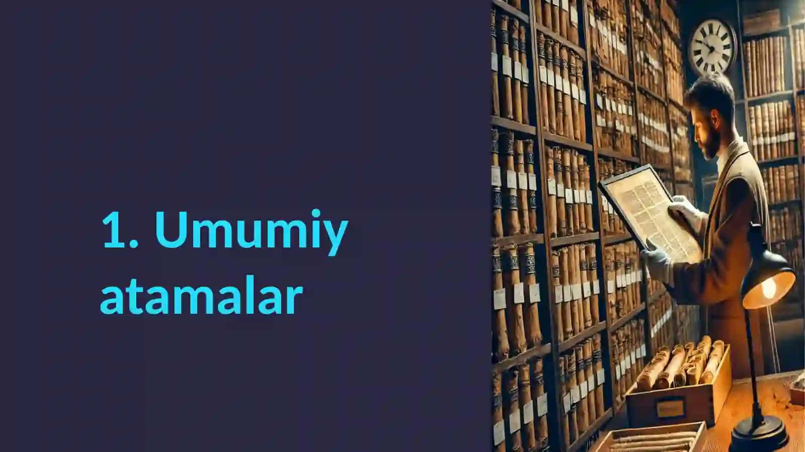 Arxiv hujjatshunosligi sohasidagi atama va tushunchalar 3