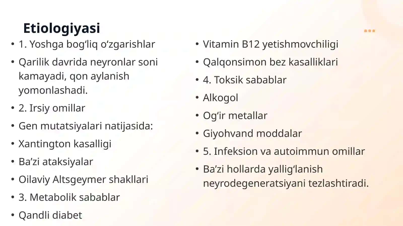 Nerv sistemasining degenerativ kasalliklari 3
