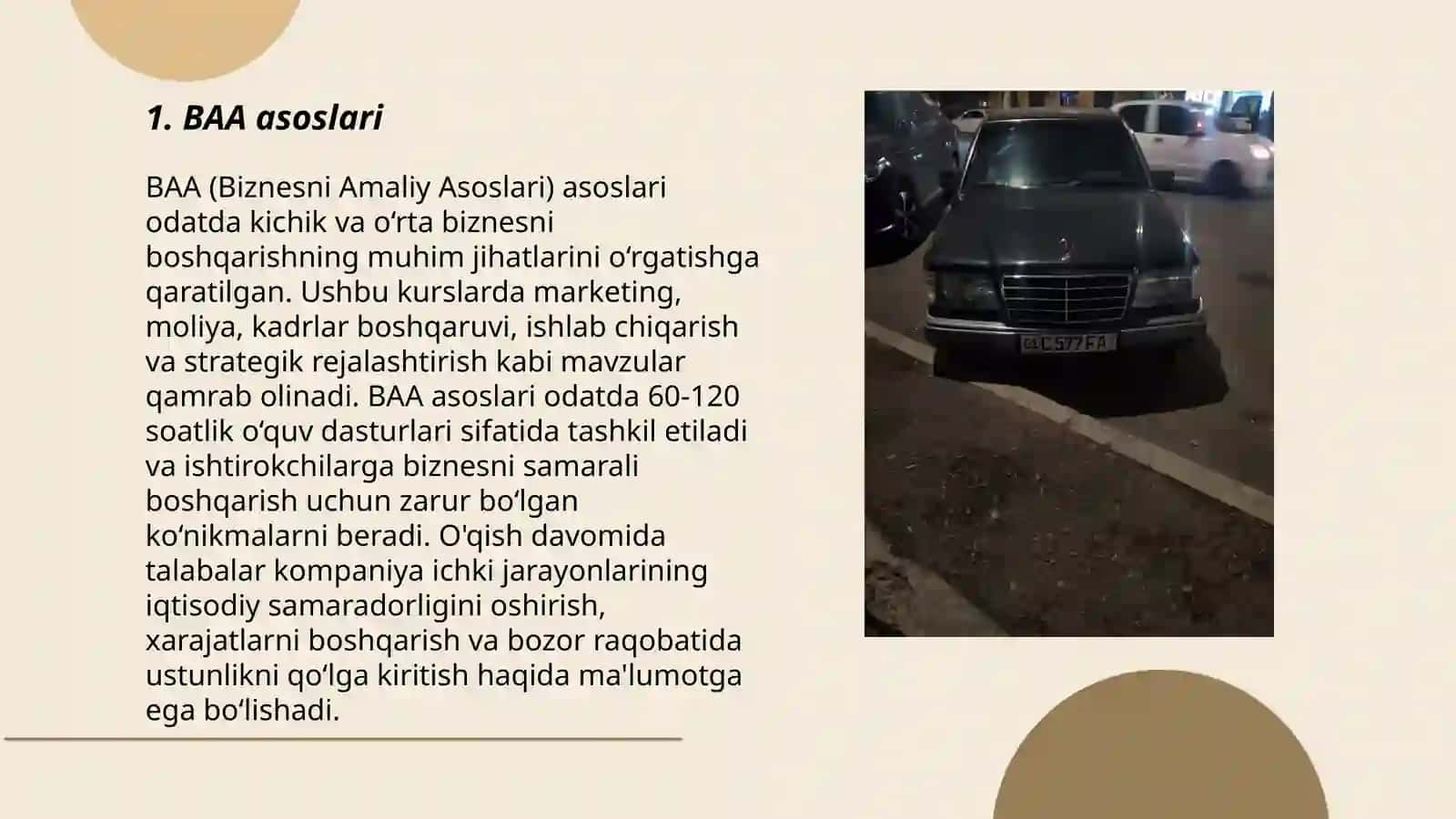 BAA asoslari 3