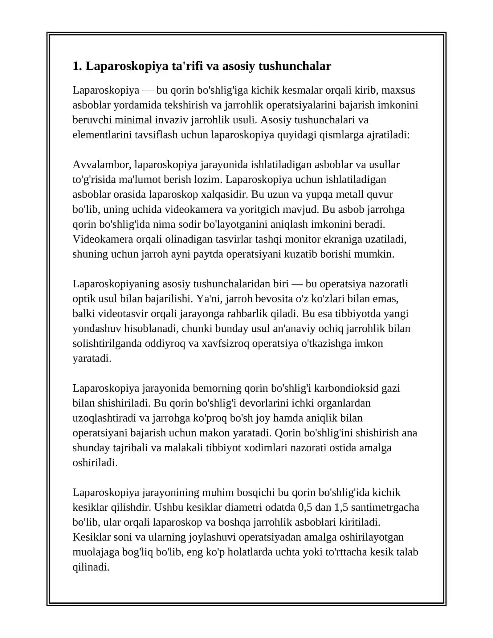 LAPAROSKOPIYA TA'RIFI VA ASOSIY TUSHUNCHALAR 3