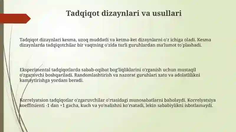 Zamonaviy psixologik tadqiqotlar usullari 3