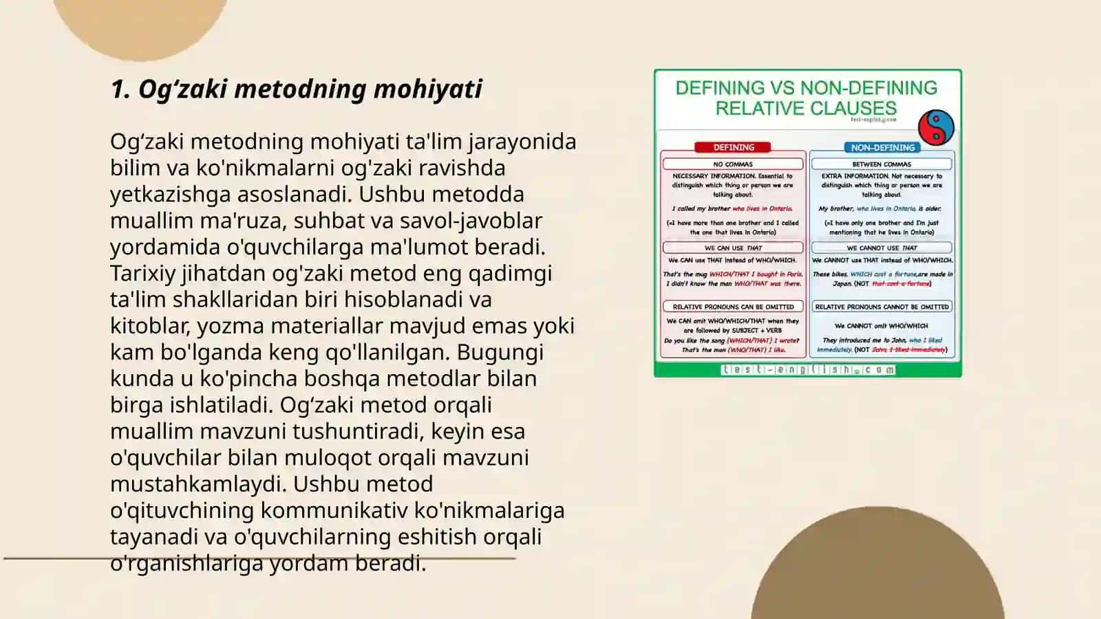 Ogʻzaki metodlar va ularning turlari 3