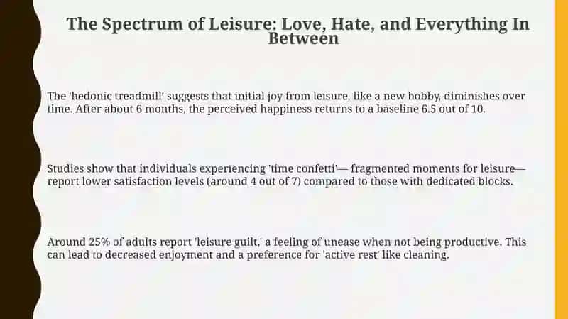 The Double-Edged Sword: Leisure Time Today 3