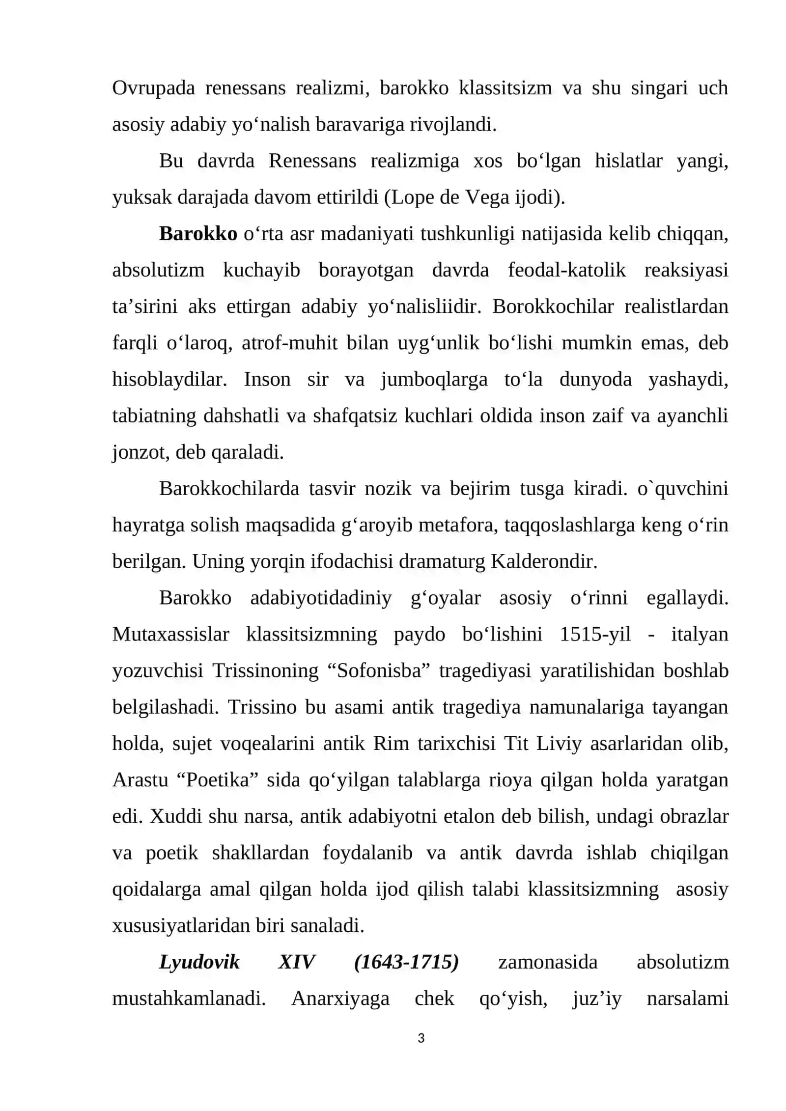 Klassitsizm adabiyoti 3