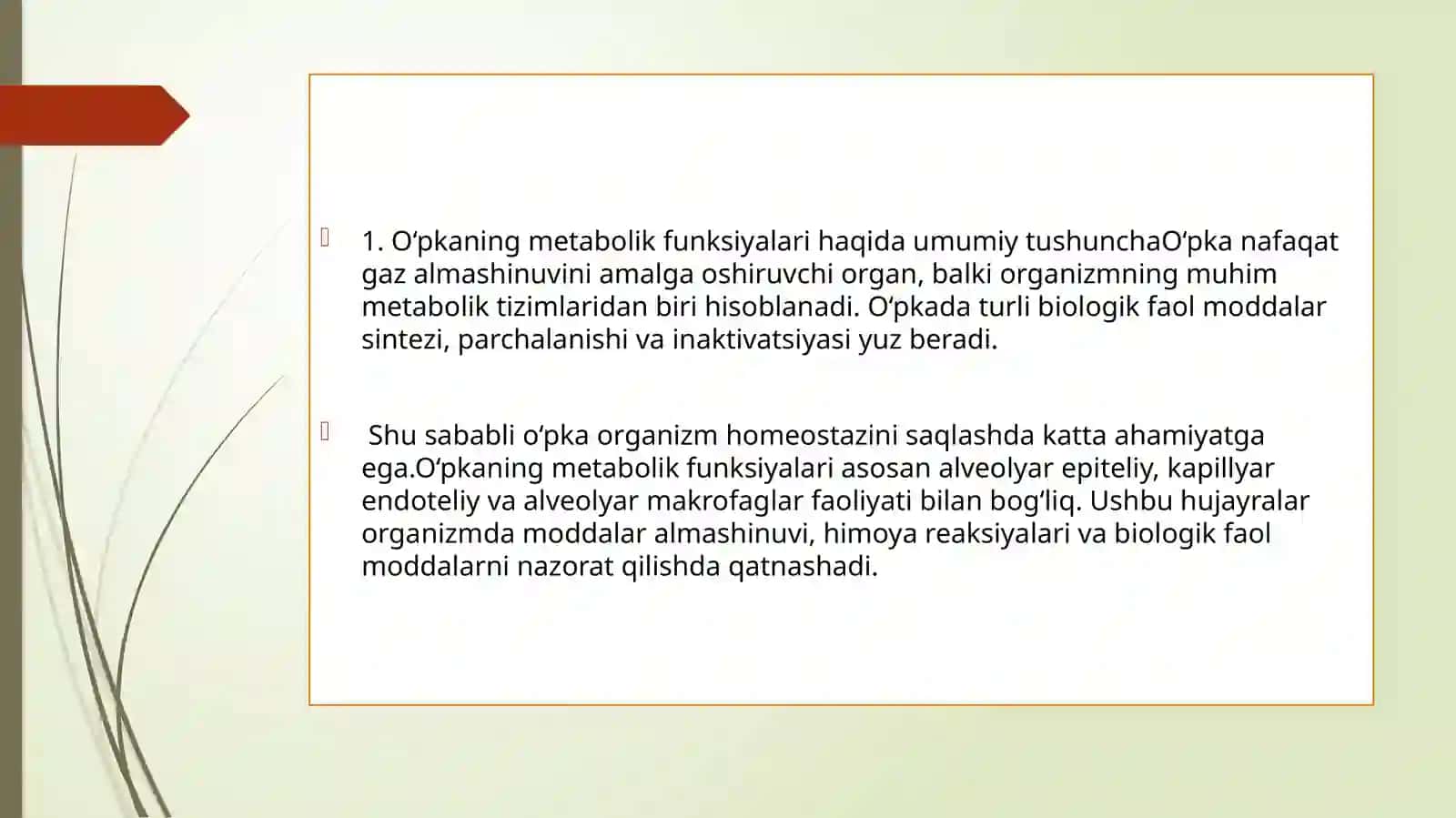 O‘pkaningmetobolikfunksiyalarivaularnibuzilishlari 3