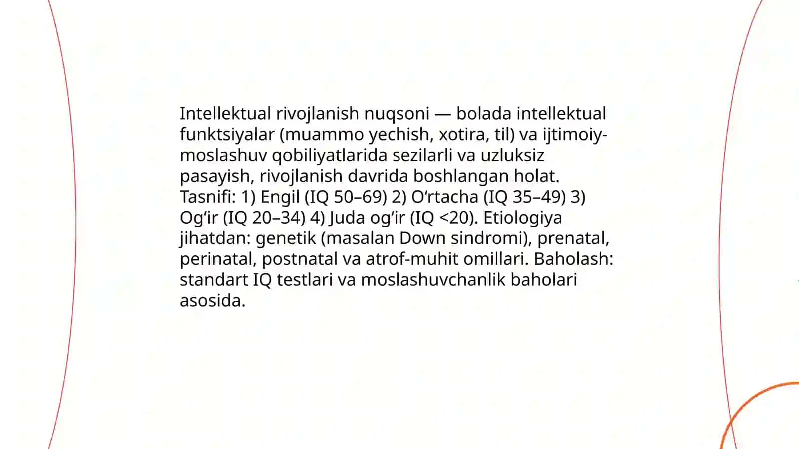 Intellektual rivojlanishda nuqsoni bor bolalar 3
