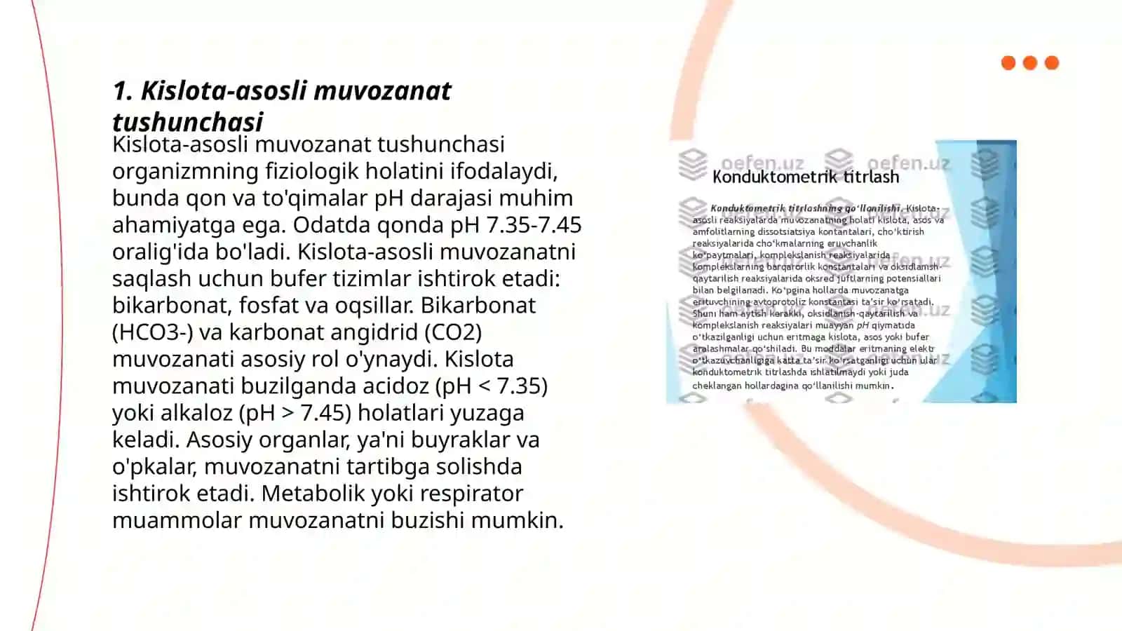 Kislota-asosli muvozanat 3
