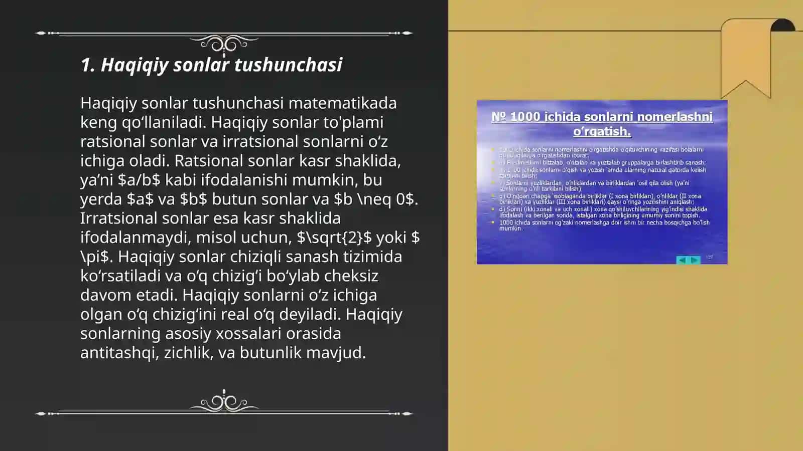Haqiqiy sonlarni oʻqitish metodikasi 3