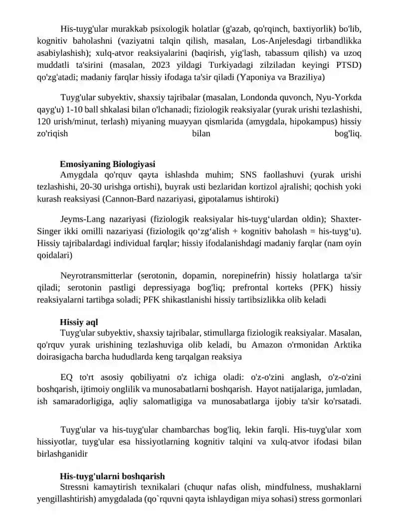 Emotsiya va hissiyotlar 3