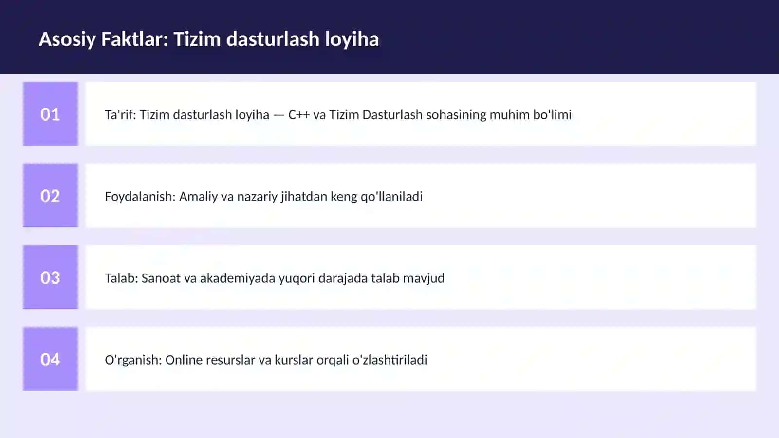 DASTURLASH | C++ VA TIZIM DASTURLASH 3