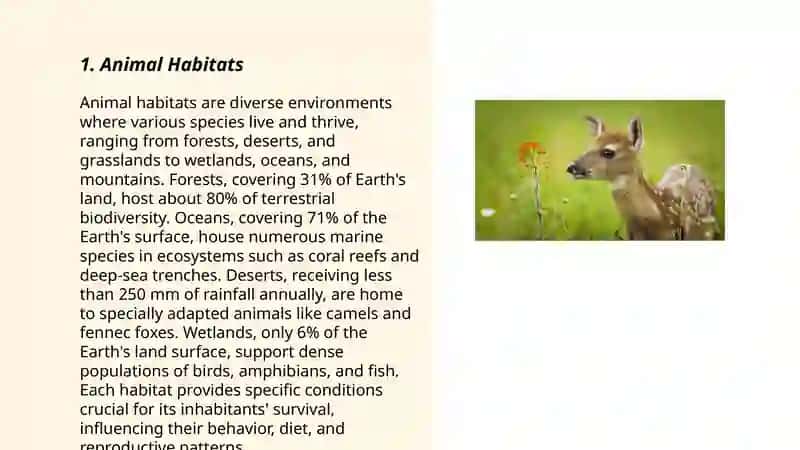 Animal Habitats 3