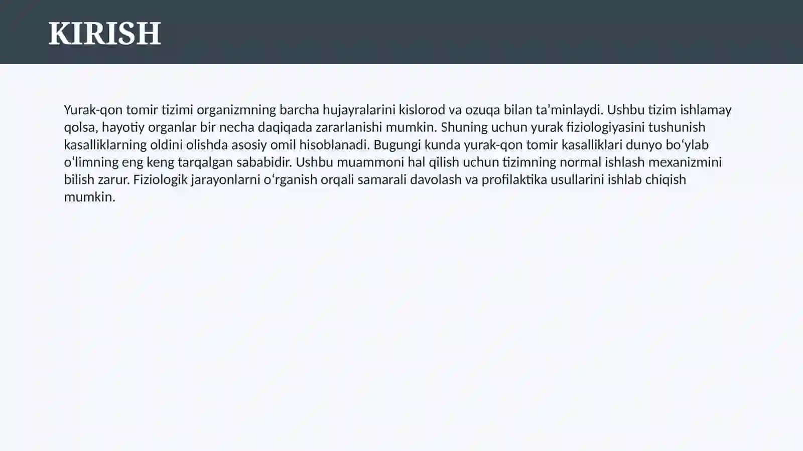 YURAK QON TOMIR FIZIOLOGIYASI 3