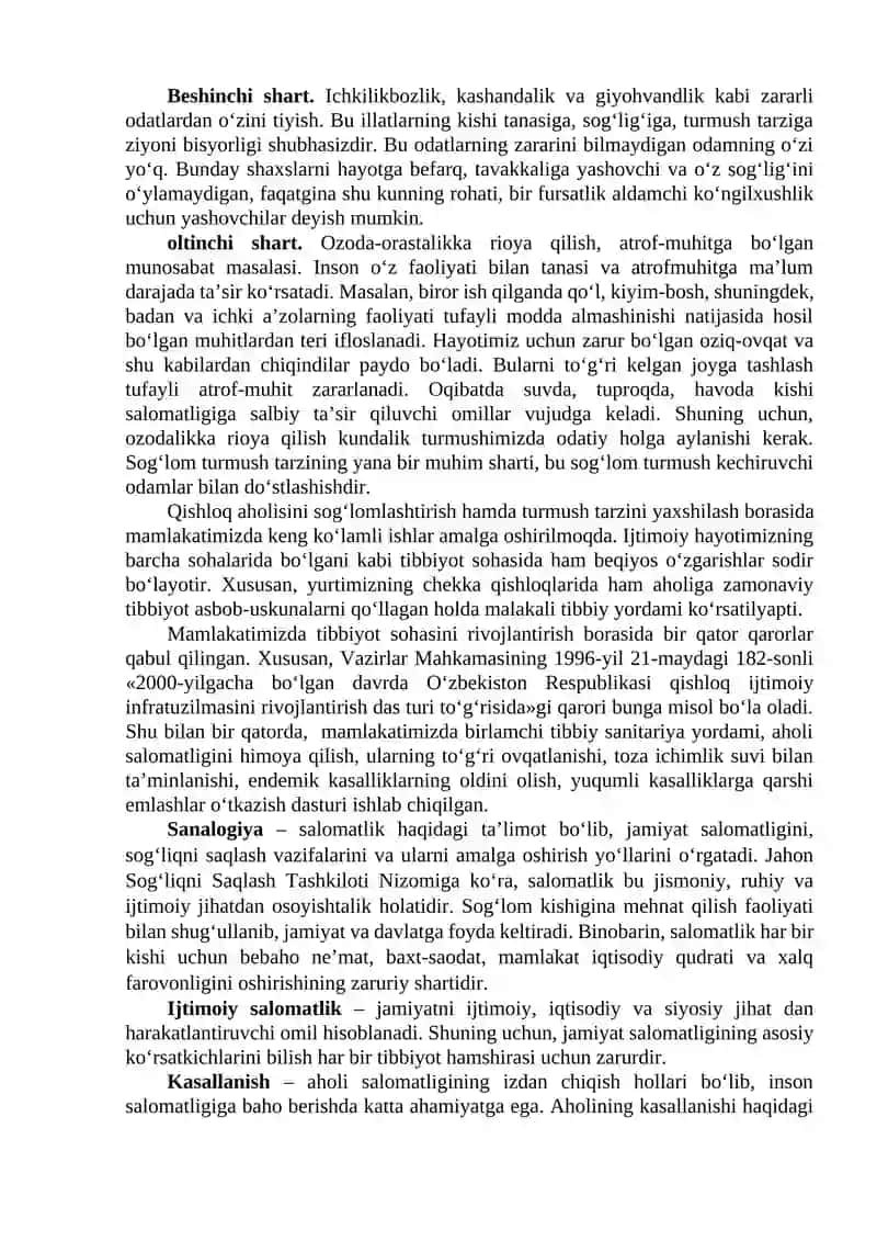 Salomatlik va sog‘lom turmush tarzi 3