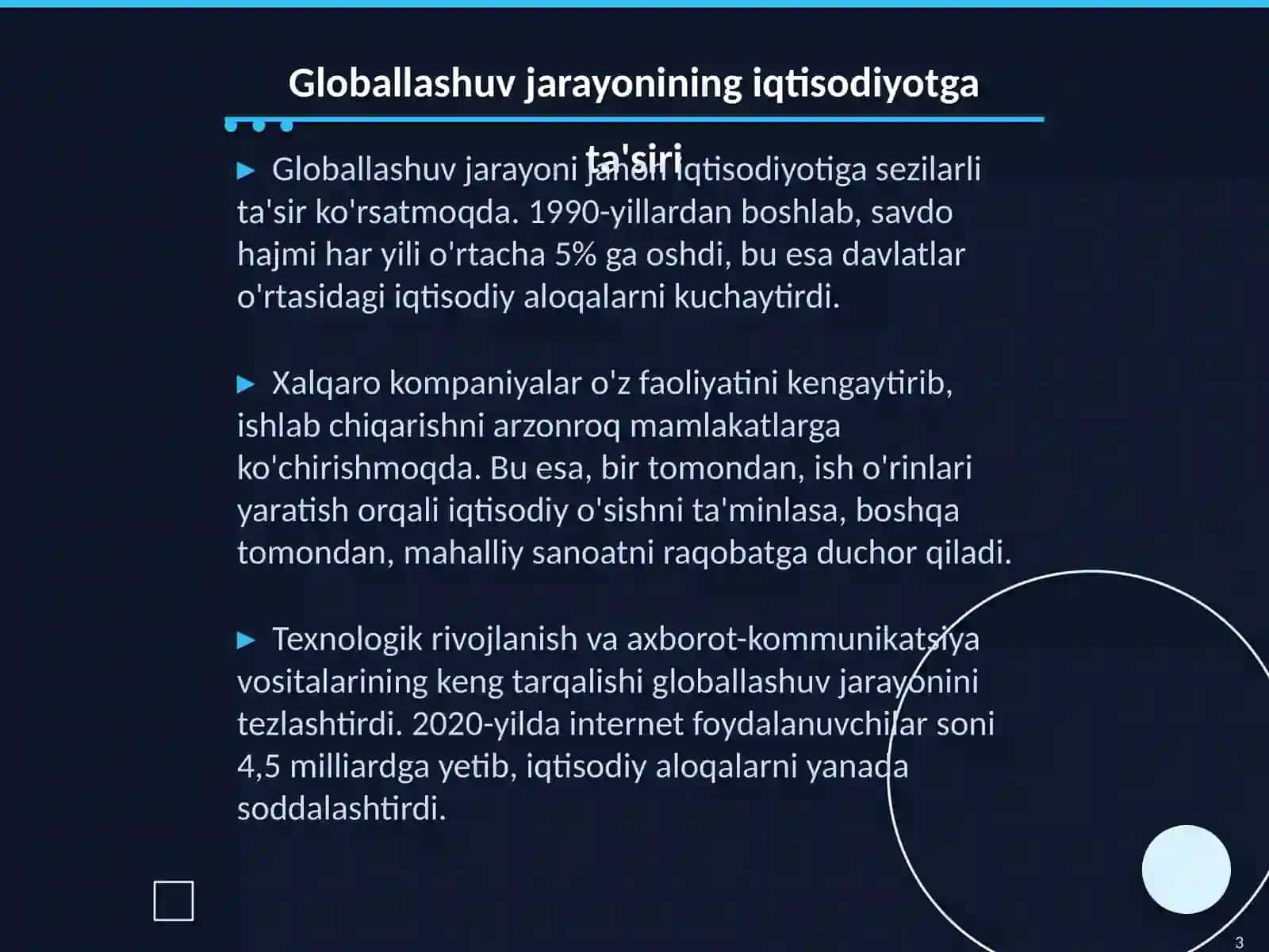 Globallashuv sharoitida iqtisodiy xavfsizlik 3