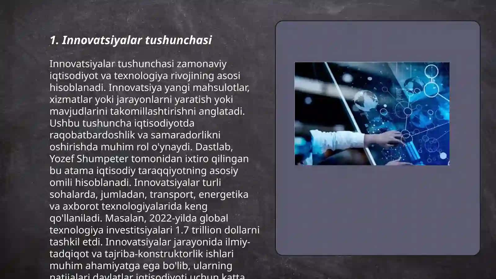 Innovatsiyalarning maqsadi va turlari 3
