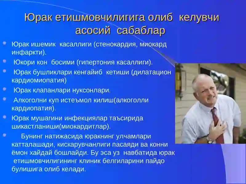 Юрак Етишмовчилиги ва уни даволаш(Артмия сидроми) 3