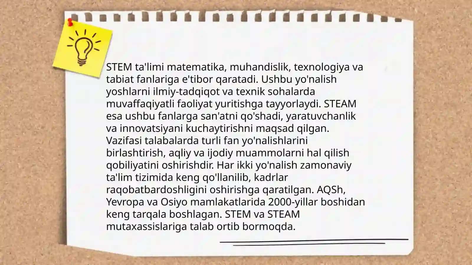 STEM va STEAMning rivojlanishi 3