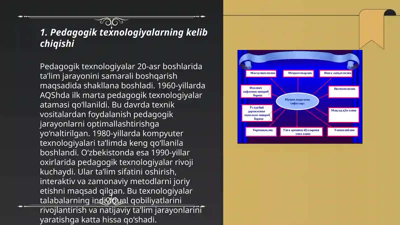 Pedagogik texnalogiyalar tarixi 3