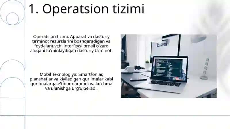 Mobil texnologiyalarning texnik ta'minoti turlari 3