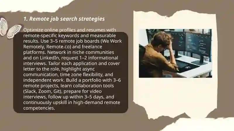 Remote Job Search Strategies 3