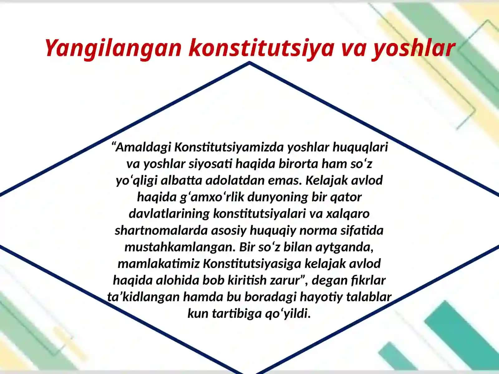 Konstitutsiya va yoshlar 3