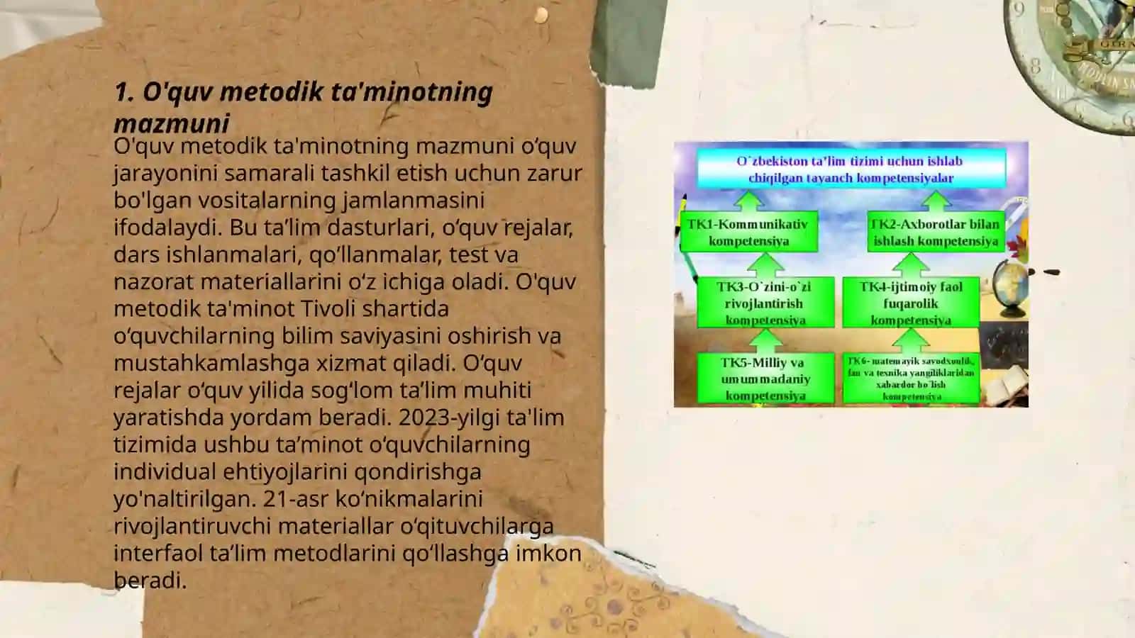 O'quv metodik ta'minoti va uning tahlili 3